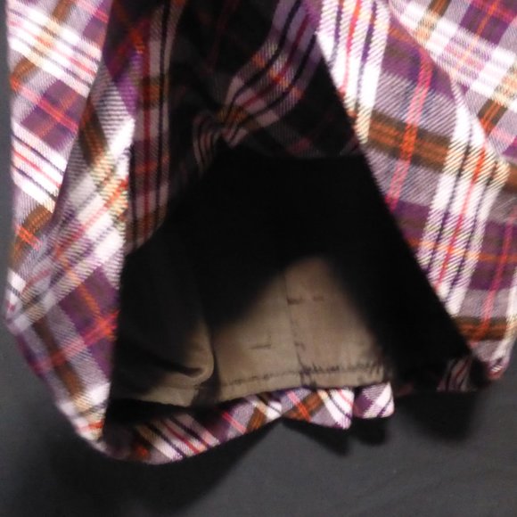 ESPRIT, plaid lined skirt with belt loops, side zip, size 8, BNWOT - Picture 16 of 16